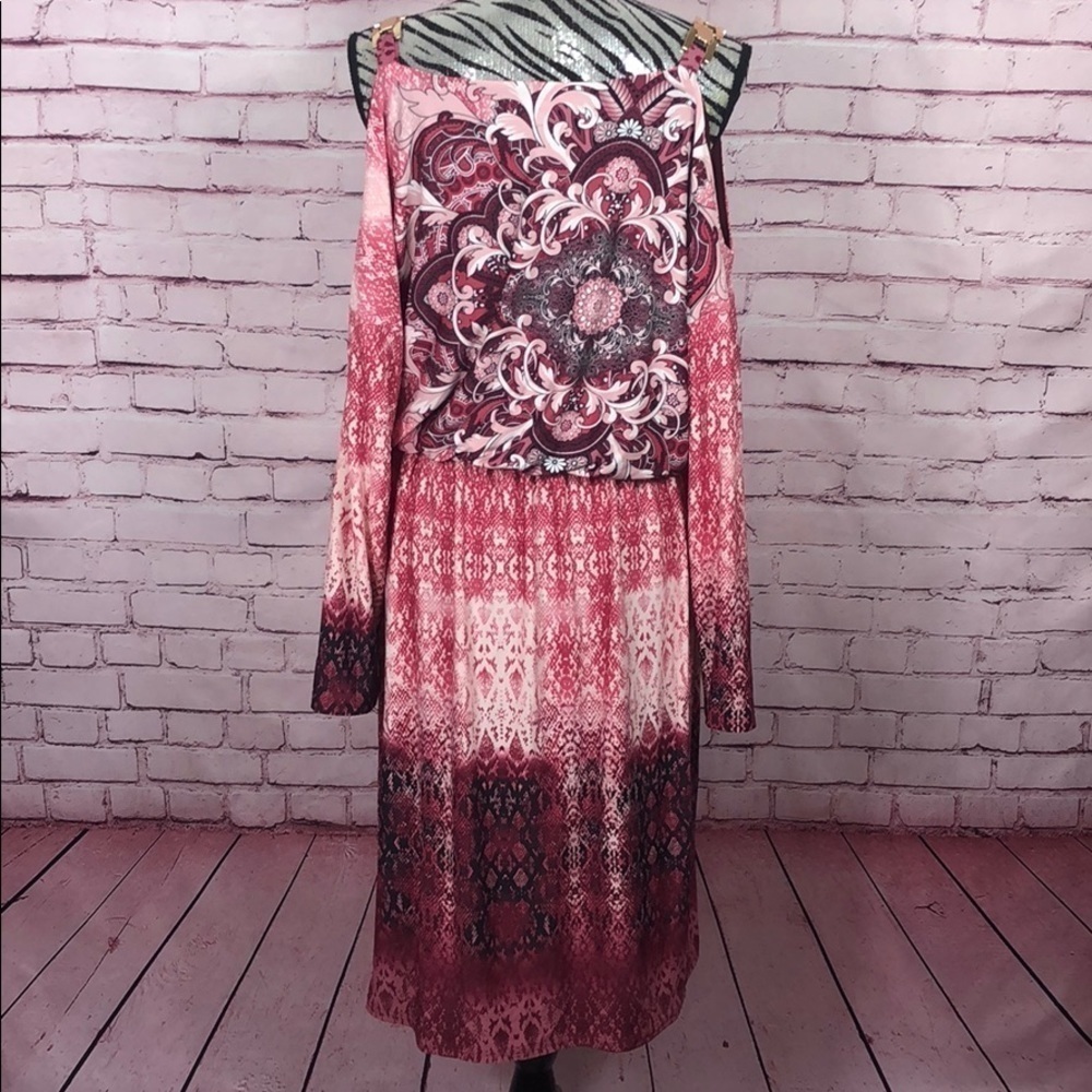Ashley Stewart Cold Shoulder Dress NWT Size 18/20 - Picture 6 of 7